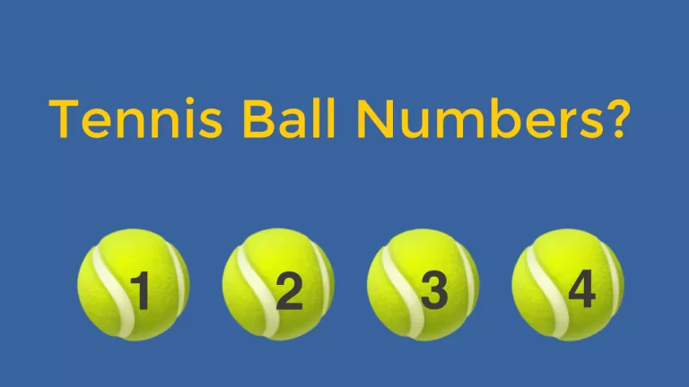 Tennis ball numbers